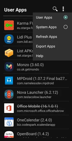 AppList